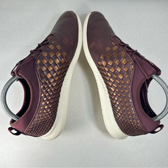Cole Haan 2.0 Studiogrand Basketweave Wine/ Purple Casual Shoe W05428; Women 9.5 - Picture 9 of 16